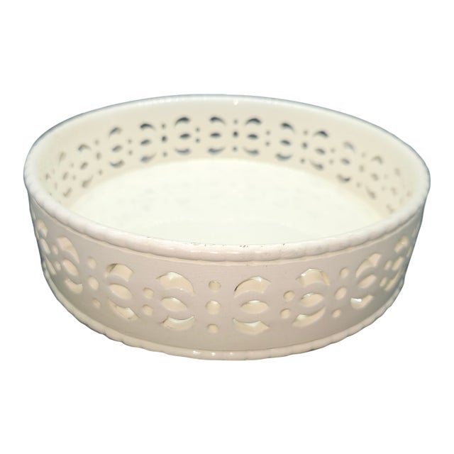 Antique Decanter Coaster Wedgwood Creamware C1820 For Sale