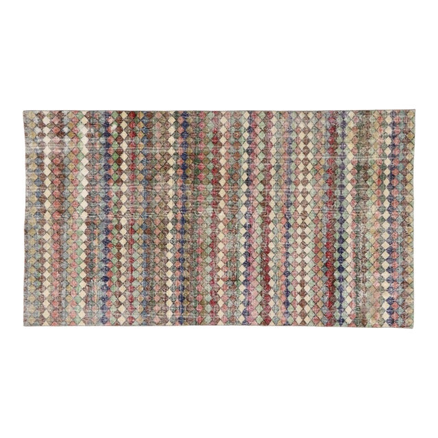 Zeki Muren Vintage Turkish Sivas Rug - 04'10 X 08'08 For Sale