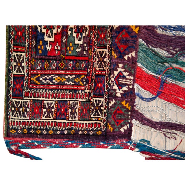 Tribal Vintage Turkmen Wedding Asmalyk For Sale - Image 3 of 15