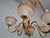 Mid-Century Czech Brass and Frosted Glass 6-Arm Chandelier, Železný Brod, 1960s For Sale - Image 10 of 18