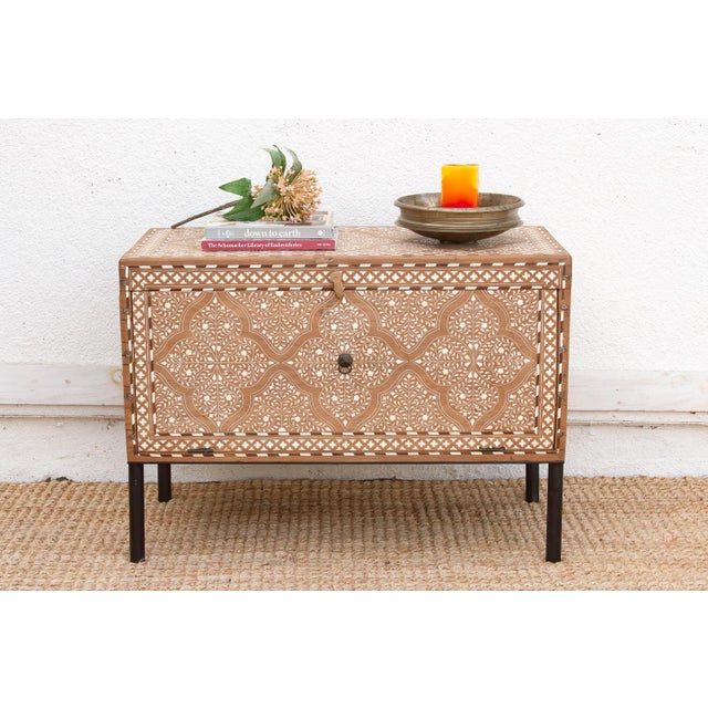 Heirloom 19th Century Inlay Chest W/Drop Down Door For Sale - Image 10 of 10