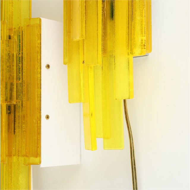 1970s Acrylic Wall Lamps by Claus Bolby Cebo Industri, Denmark, 1970s, Set of 2 For Sale - Image 5 of 11