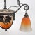 1930s Art Deco Pate De Verre Ceiling Lamp attributed to Schneider, 1930s For Sale - Image 5 of 12