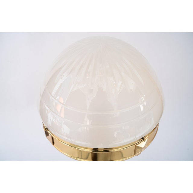 Art Deco Table Lamp with Glass Shade, Vienna, 1920s For Sale - Image 6 of 18