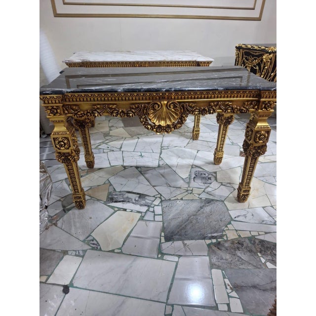Wood Vintage Louis XVI Entryway Console For Sale - Image 7 of 9