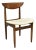 Vintage Lane Perception Mid Century Modern Walnut Dining Side Chair For Sale