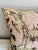 Pink Bird Botanical Throw Pillow For Sale - Image 4 of 8