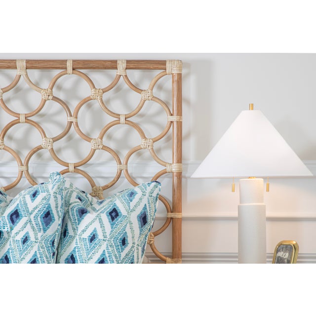 Add a touch of coastal charm to your bedroom with the beautifully crafted Mar bed. Crafted from natural rattan, each joint...