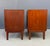 Wood 1960s Pair of William Watting Teak Nightstands With Drawer and Open Shelf, Attributed For Sale - Image 7 of 17