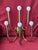 Metal Large Italian Brass 6-Lights Wall Lamp, 1950s For Sale - Image 7 of 11