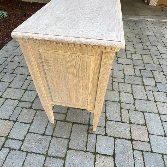 Pair Modern History Weathered Oak Commodes For Sale - Image 9 of 11