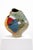 Contemporary "Beautiful Dream" by Michael Gustavson, Raku Ceramic Vessel, Deep Indigo Glaze, Contemporary California Art, Vibrant Colors, Original Sculpture For Sale - Image 3 of 4