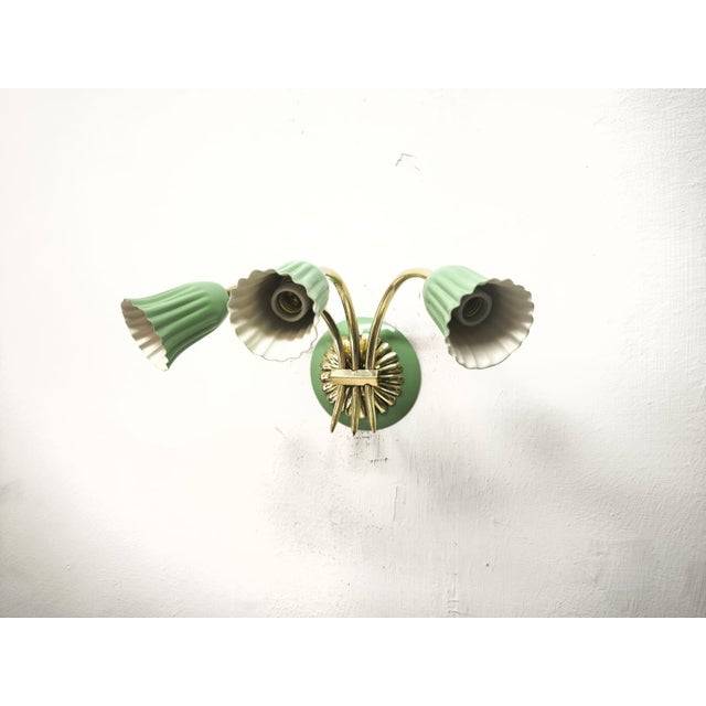 Sputnik Wall Light from Tre Luci, 1940s For Sale - Image 6 of 10