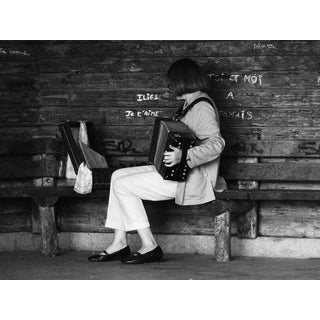 Paris Accordion Player Original Photo For Sale
