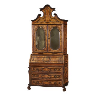 Lombard Trumeau in Walnut, 1950s For Sale