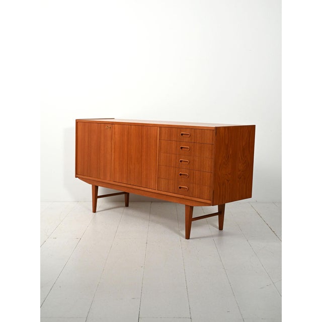 Scandinavian Teak Sideboard, 1960s For Sale - Image 4 of 12