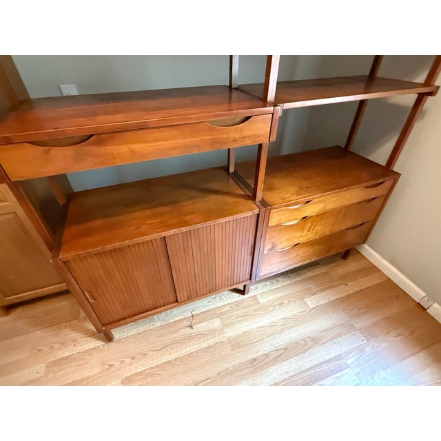 Noral Olson Kopenhavn Mid Century Danish Freestanding Wall Unit For Sale In Seattle - Image 6 of 11