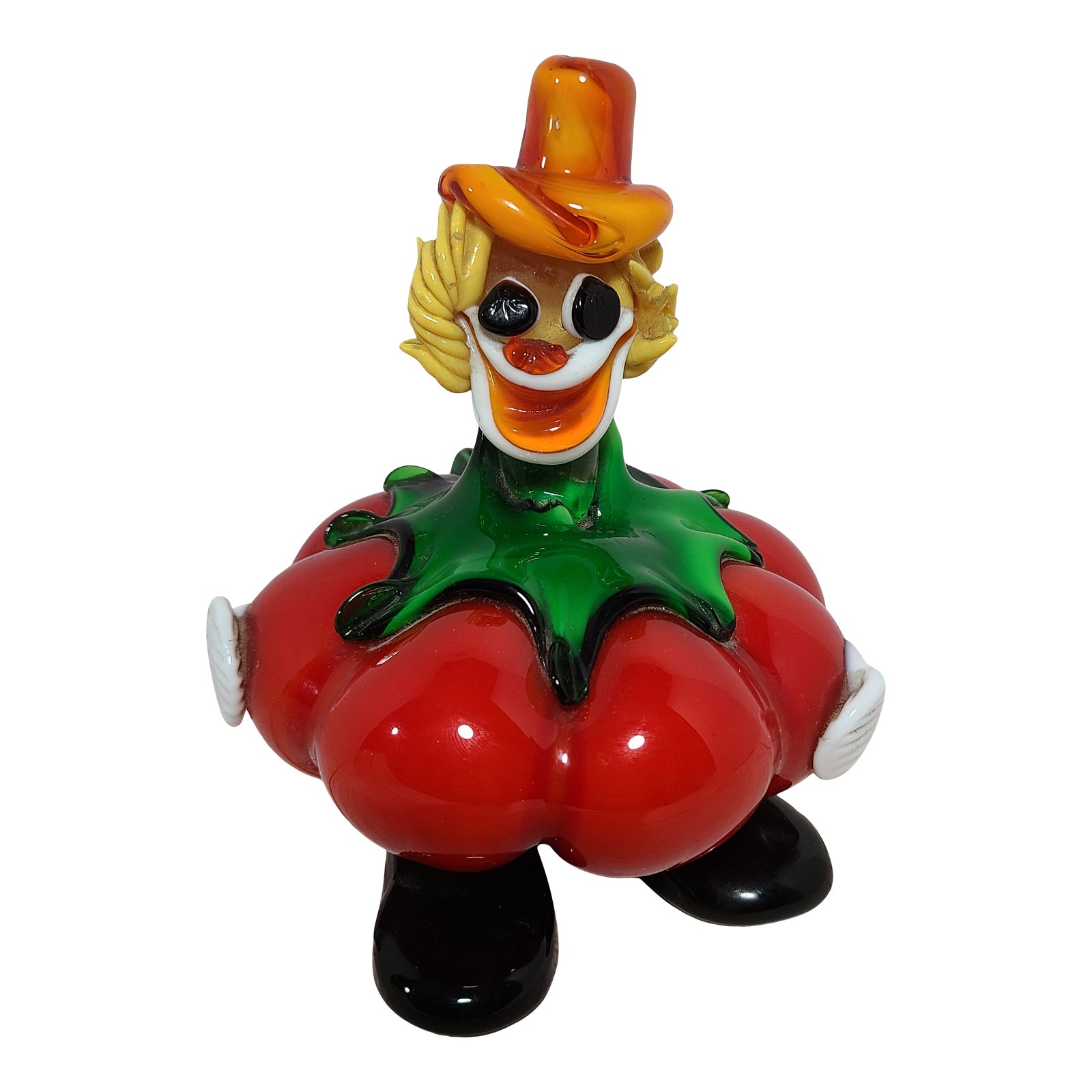 Vintage 1960s Italian Murano Glass Clown Figurine Chairish