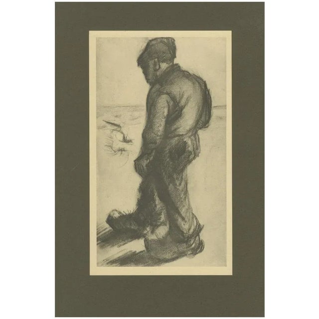 After Vincent Van Gogh, Peasant Walking with a Sack, 1928, Portfolio Print For Sale - Image 6 of 6