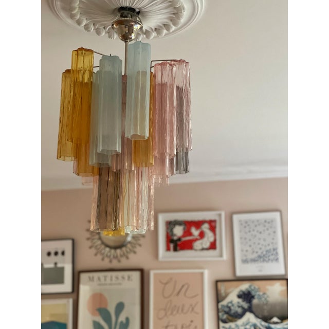 Italian Murano Chandelier, Set of 3 For Sale - Image 3 of 6