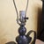 Ceramic Ashley Gavivi Style Crackle-Glaze Ceramic Urn & Bronze Scroll Table Lamp For Sale - Image 7 of 18