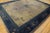 1920s Gray Floral Antique Chinese Peking Rug 9' 3'' X 11' 6'' Knotted Pile Wool Carpet For Sale - Image 9 of 9