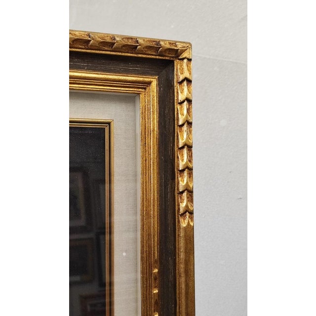 Blue Eliano Fantuzzi, Untitled, Oil on Canvas, Framed For Sale - Image 8 of 18