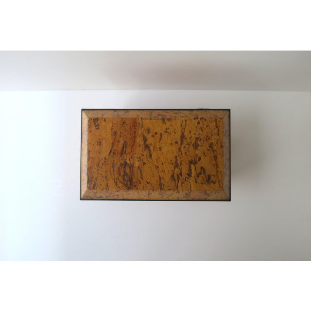 Neoclassical Empire Revival Style Box, Tiger Burl-Esque Lion Heads, Late 20th C For Sale - Image 14 of 15