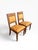 Neoclassical Pair of Henredon Grand Provenance Neoclassical Dining Side Chairs in Gold Damask Upholstery For Sale - Image 3 of 15