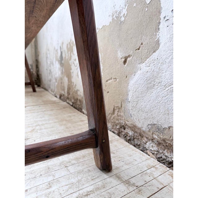 Oak Farm Bench, 1950s For Sale - Image 14 of 18