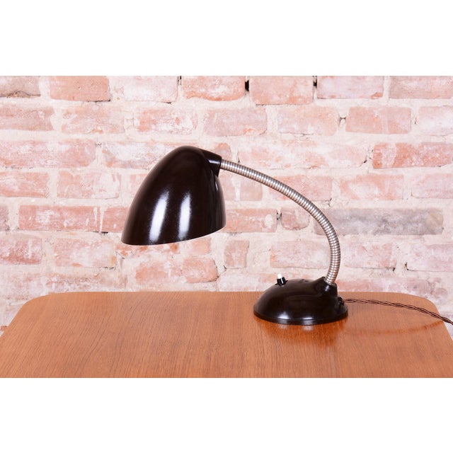Bauhaus Table Lamp by Eric Kirkman Cole, Czech, 1930s For Sale - Image 6 of 11