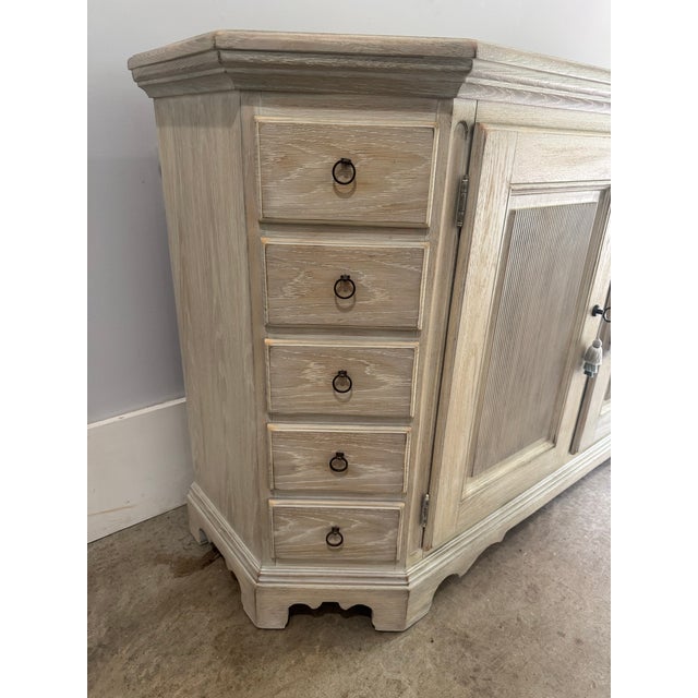 English Jonathan Charles French Nimbostratus Sideboard For Sale - Image 3 of 10