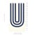 Schumacher Sample - Schumacher x Victor Glemaud Virginia Panel B in Cobalt For Sale - Image 4 of 4