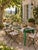 Farmhouse Antique Green Wooden Folding Table 8 Ft For Sale - Image 3 of 18