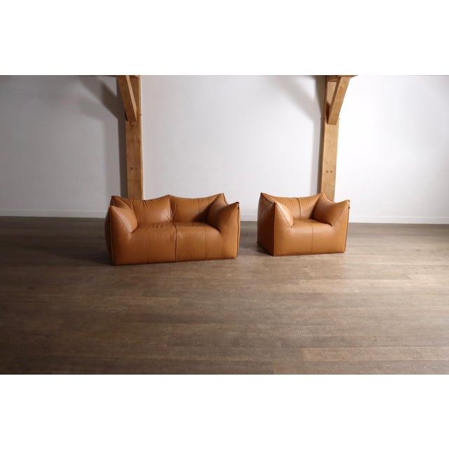 Le Bambole Sofa and Lounge Chair by Mario Bellini for B&B Italia, 1970s, Set of 2 For Sale - Image 3 of 18