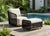 Alpine Teak Wood Outdoor Arm Chair With Black Rope Design For Sale - Image 10 of 10