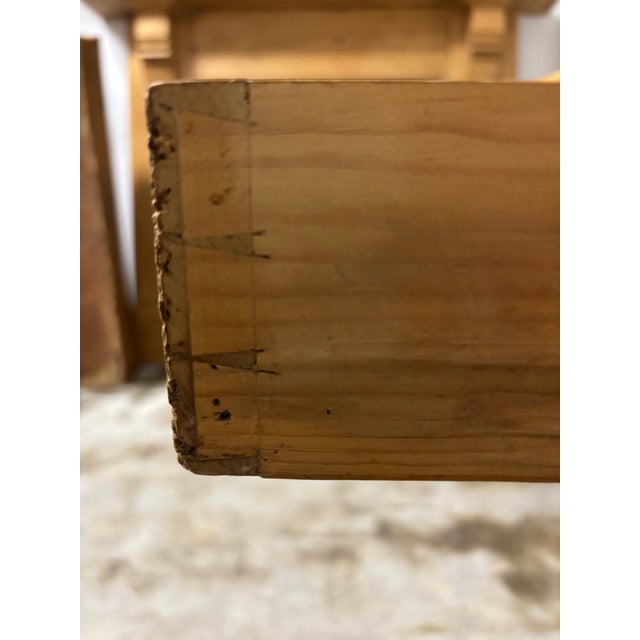 19th Century Antique English Pine Writing Table For Sale - Image 5 of 8
