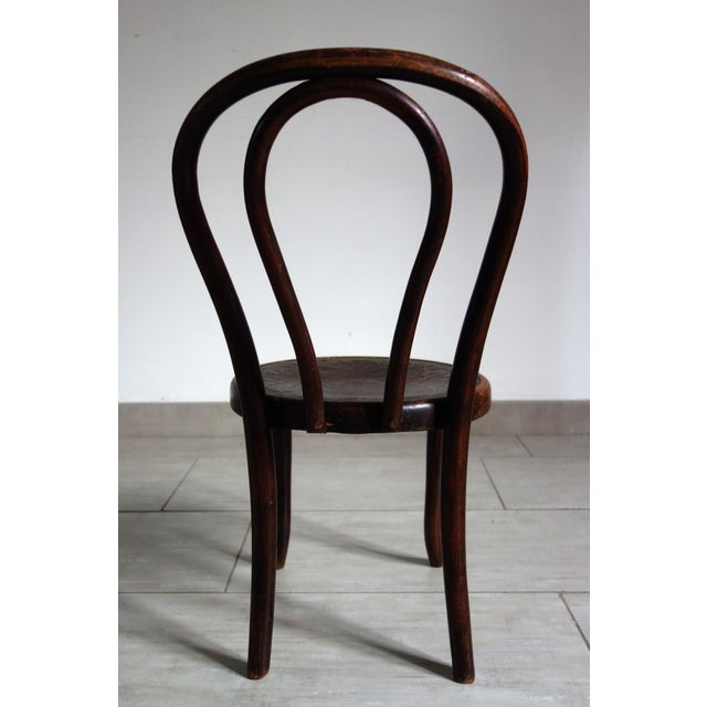 Antique Bentwood Children's Chair from Fischel, Early 20th Century For Sale - Image 5 of 13
