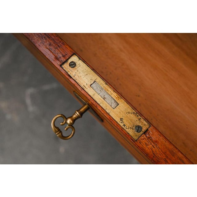 Early 20th Century Art Nouveau Desk in Mahogany For Sale - Image 15 of 18