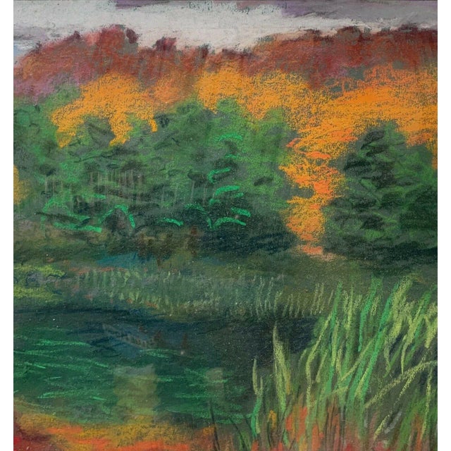 1955 Autumn, Georgian Bay, Canada Pastel Painting by Harriet Russell Maccurdy For Sale - Image 4 of 8