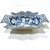 Ceramic Rare 1920's Blue & White Adams Chinese Bird With People Scalloped Pickle Dish For Sale - Image 7 of 10