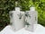 Antique Hand-Painted Olive Motif Crackle Glazed Pottery Vessels, Pair For Sale - Image 4 of 14