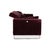 Embrace Three-Seater Sofa in Velour Velvet, Chrome and Violet with Manual Function by Brühl For Sale - Image 12 of 15