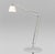 Achimoon Table and Lamps with Pleated Fabric Shade by Philippe Starck for Flos Italy, 1993, Set of 2 For Sale - Image 6 of 11