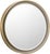 Visual Comfort Thomas O'Brien for Visual Comfort Signature Tricia 24" Illuminated Round Mirror in Hand-Rubbed Antique Brass For Sale - Image 4 of 11