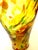 Mid 20th Century Tall Yellow Hand-Blown Glass Bottle in Murano Style For Sale - Image 12 of 17