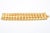 Modern Vintage Sculptural Gold Plated 3 Row Cuff Bracelet by Marcy Feld, 1980's For Sale - Image 3 of 10