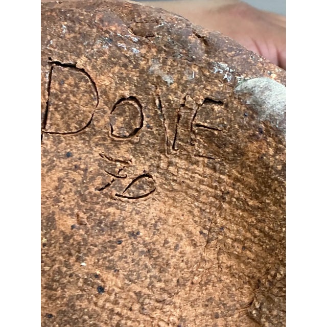 Vintage Original Studio Pottery Vase For Sale In West Palm - Image 6 of 12