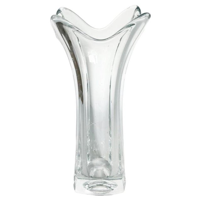 Vintage Crystal Vase, France, 1970 For Sale - Image 9 of 9