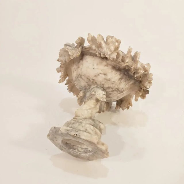 Brown Early 20th Century Italian Alabaster Table Centrepiece For Sale - Image 8 of 9